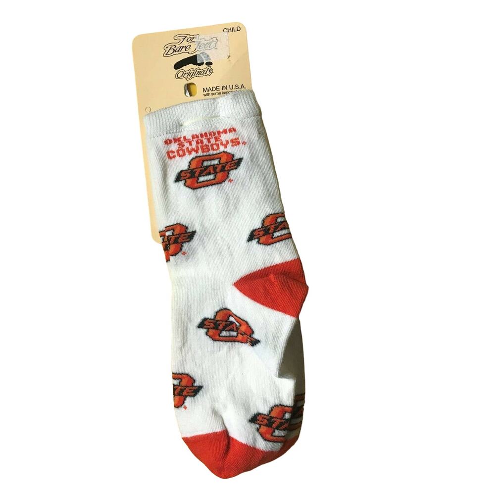OSU Oklahoma State Cowboys Socks – Child Size (Ages 2-4)